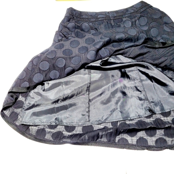 Talbots Black Flowy Skirt (16) - Picture 4 of 11